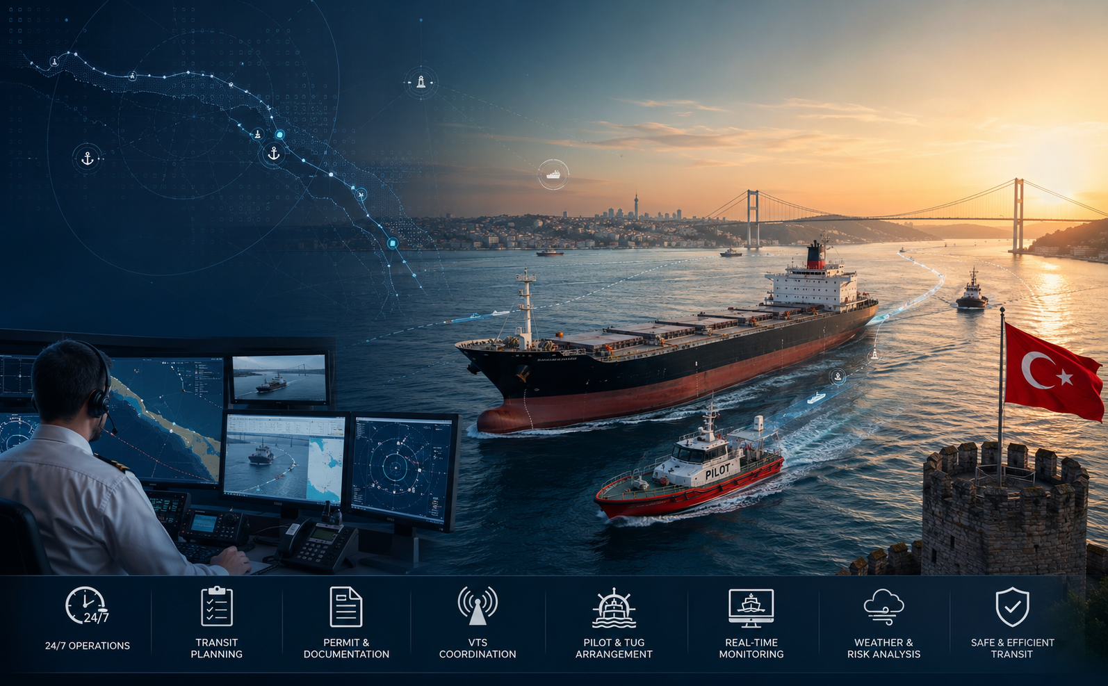 Turkish Straits Transit Passage Agency: A 24/7 Operations Guide